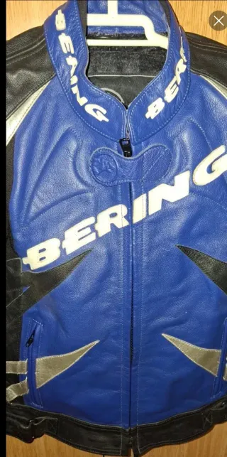 Chaqueta de cuero para moto Bering