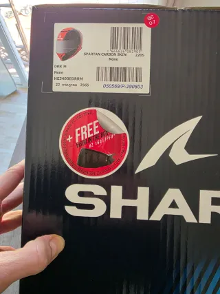 Casco Shark Spartan Carbon Skin talla M