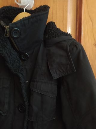 Cazadora/parka ONLY negra
