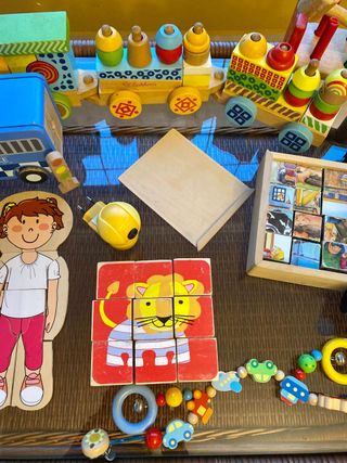 Lote Juguetes Madera Educativos + Peluches