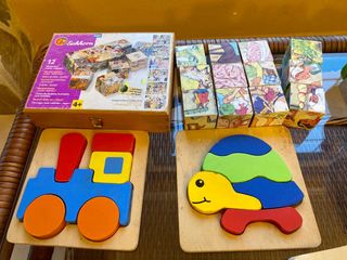 Lote Juguetes Madera Educativos + Peluches