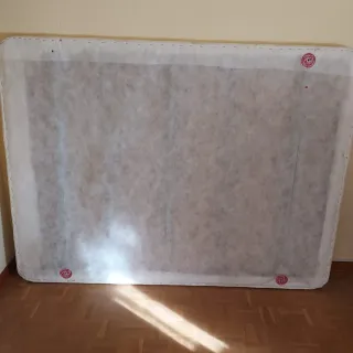 Somier Pikolin Blanco 190cm x 135cm con 4 patas