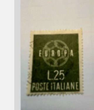 5 Francobolli Italia Varianti