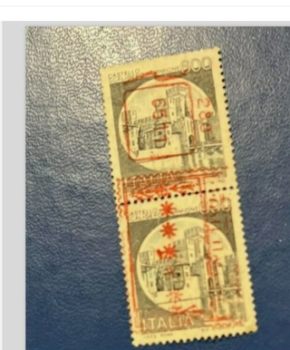 5 Francobolli Italia Varianti