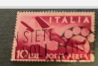 5 Francobolli Italia Varianti