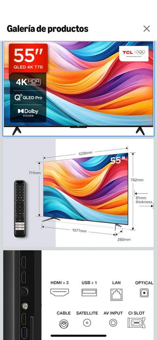 TCL 55 QLED Pro 4K UHD
