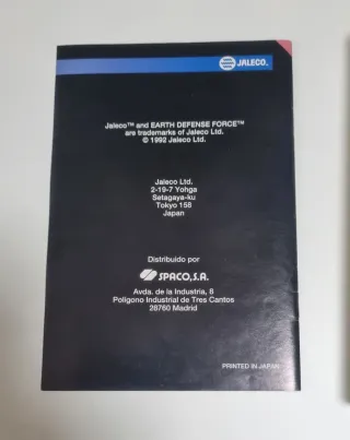 🇪🇸 Earth Defense Force Super Nintendo snes nes