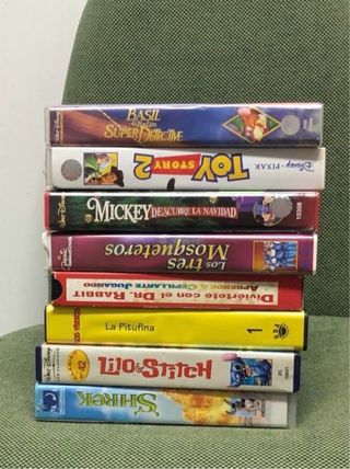Lote Películas VHS Disney y Clásicos