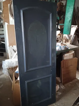 Paneles de aluminio gris para puertas de entrada d