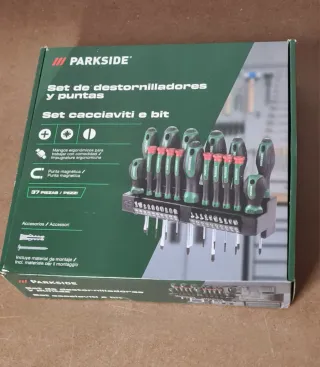 Juego Destornilladores Parkside 37 Piezas