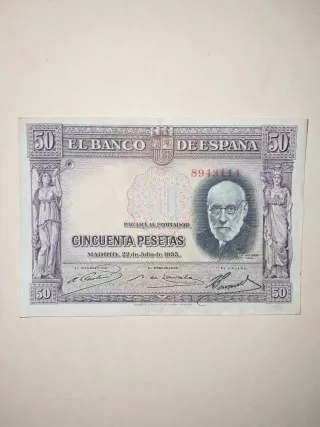 Billete 50 Pesetas Banco de España 1935