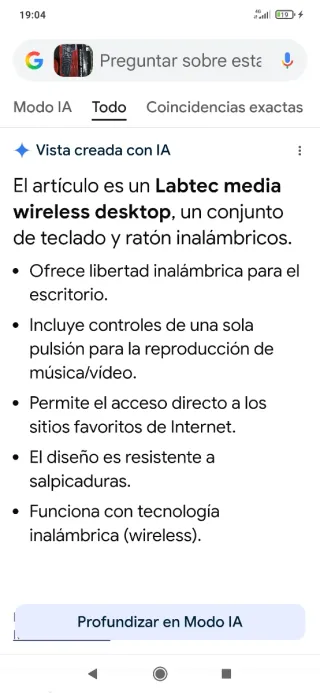 Teclado  Inalámbrico