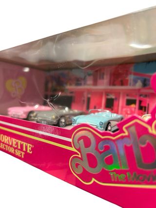 Hot Wheels Barbie Corvette Collector Set