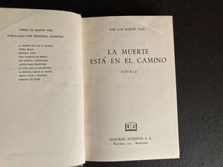LIBRO ►► LA MUERTE ESTÁ EN EL CAMINO J.L. MARTÍN