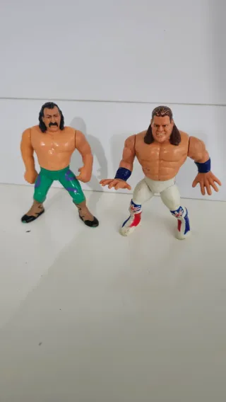 Figuras WWE Lucha Libre,Jacks Robert y Bulldog