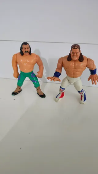 Figuras WWE Lucha Libre,Jacks Robert y Bulldog