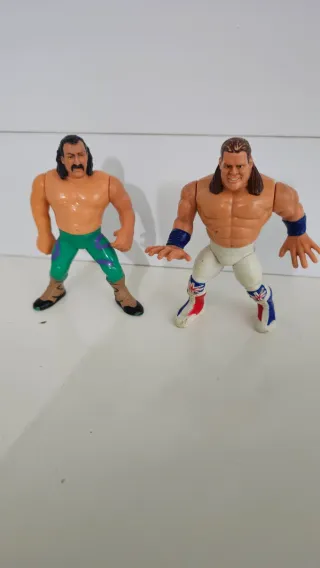 Figuras WWE Lucha Libre,Jacks Robert y Bulldog