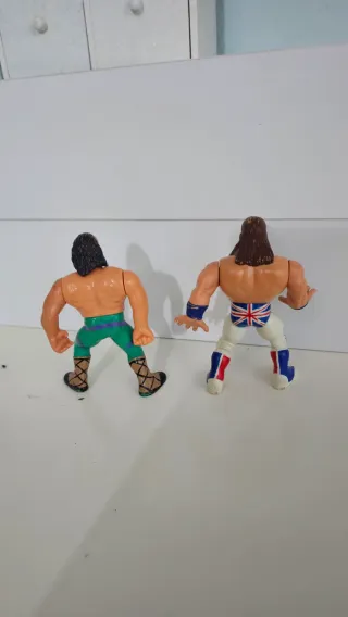Figuras WWE Lucha Libre,Jacks Robert y Bulldog