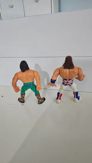 Figuras WWE Lucha Libre,Jacks Robert y Bulldog
