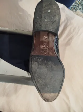 Zapatos J. L. Arenas Boda Talla 42 Negros