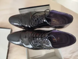 Zapatos J. L. Arenas Boda Talla 42 Negros