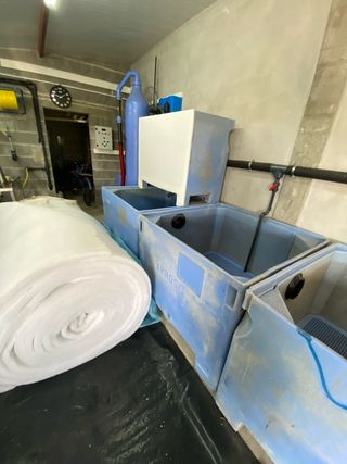 Equipo depuración marisco