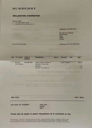 Bufanda Burberry Clásica Check Beige