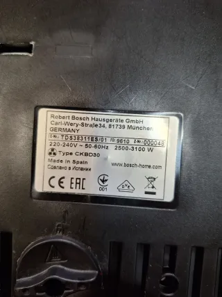 Centro planchado Bosch despiece