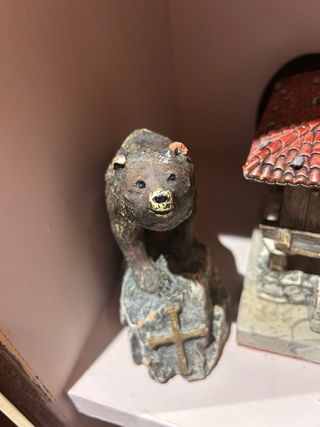 Casa delle bambole con mobili