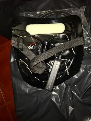 Corbata disfraz Led+4 Caretas Led