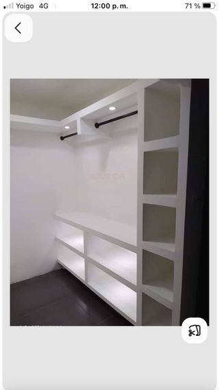 Muebles ,estanterías y baldas flotantes de pladur.