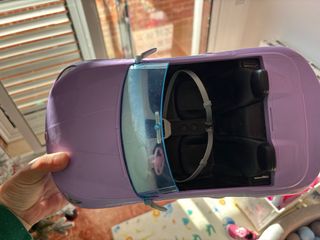 Coche Barbie descapotable morado