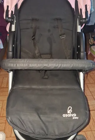 Silla de paseo Asalvo Baby rosa