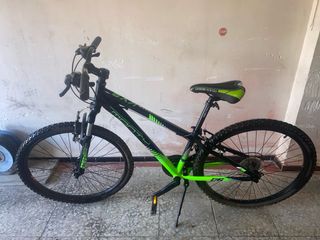 Bicicleta Montaña Negra/Verde