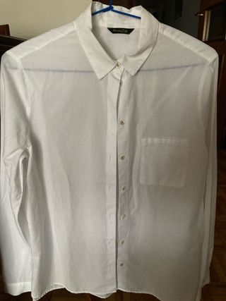 Camisa Massimo Dutti Blanca Mujer