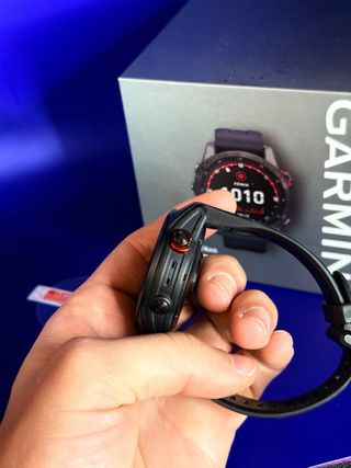 Garmin Fenix 7s Solar Negro + cristal protector