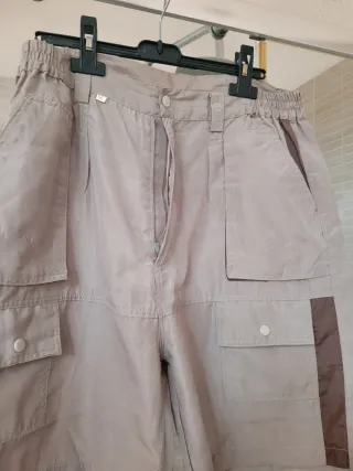 Bellissimo bermuda uomo beige e marrone