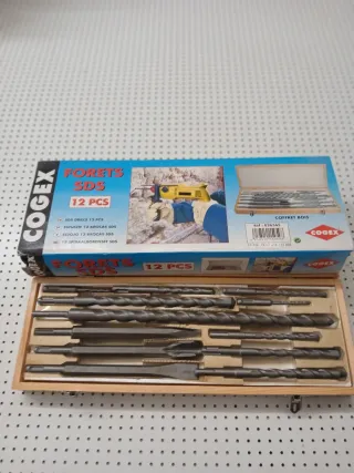 Juego de 12 brocas COGEX SDS