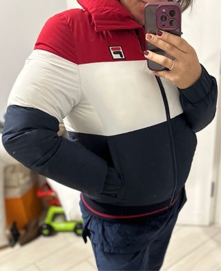 Giubbotto Bomber Fila M/38/10 Rosso Bianco Blu
