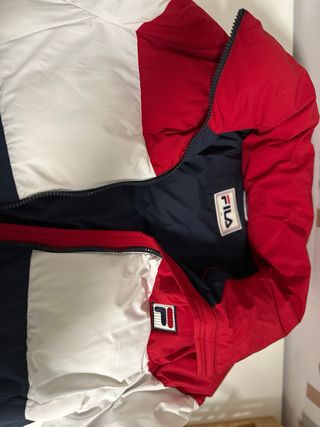 Giubbotto Bomber Fila M/38/10 Rosso Bianco Blu