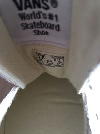 Vans talla 40 nuevas.