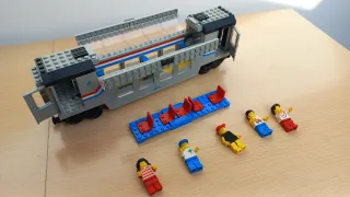 LEGO 4547 Club Car Tren completo y original