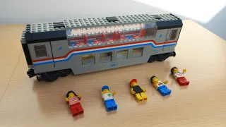 LEGO 4547 Club Car Tren completo y original