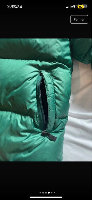 Plumas The North Face Verde y Negro