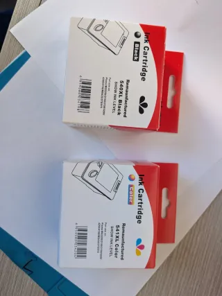 Cartuchos Canon Pixma 540XL y 541XL