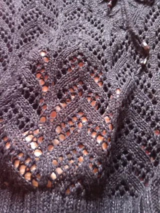 Jersey Mango Hilo Metalizado Talla M