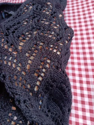 Jersey Mango Hilo Metalizado Talla M