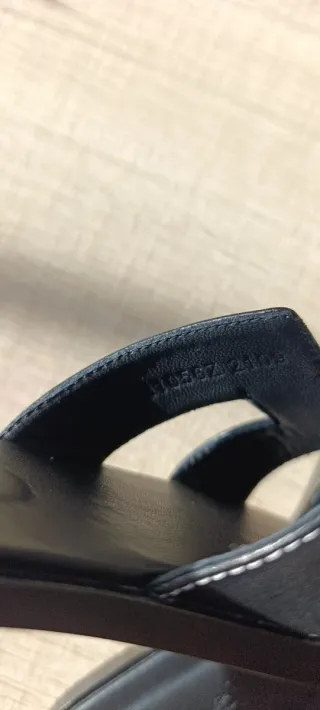 Sandalias Hermes Oran Negras