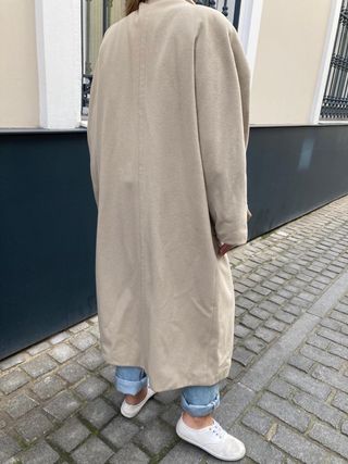 Abrigo BURNERRYS de Cachemira Beige Talla Única