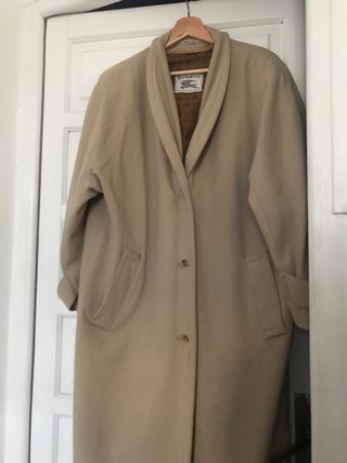 Abrigo BURNERRYS de Cachemira Beige Talla Única